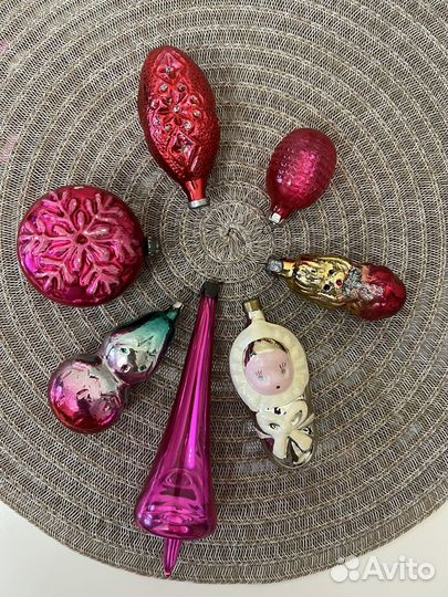 Елочные игрушки СССР