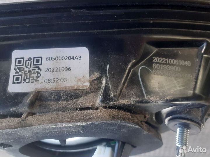 Фонарь задний правый Chery Tiggo 7