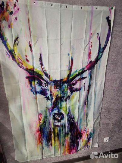 Шторка для ванной новая