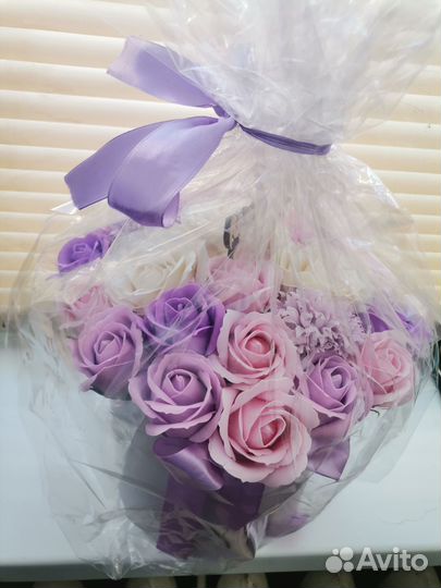 Букет цветов из мыла