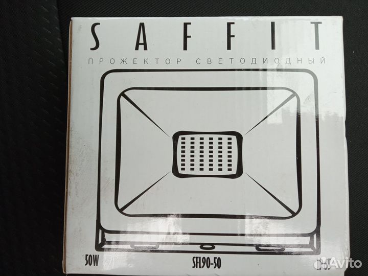 Прожектор светодиодный Saffit, SFL90 6400 К, 50 Вт