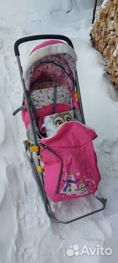 Коляска санки