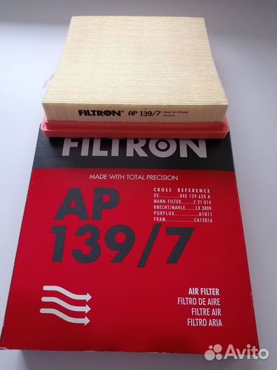 Воздушный фильтр VW skoda