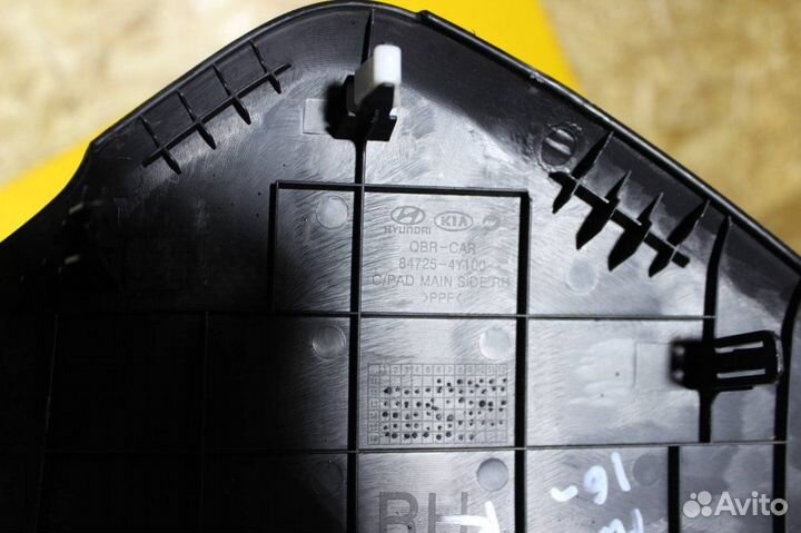 Накладка торпеды боковая правая Kia Rio