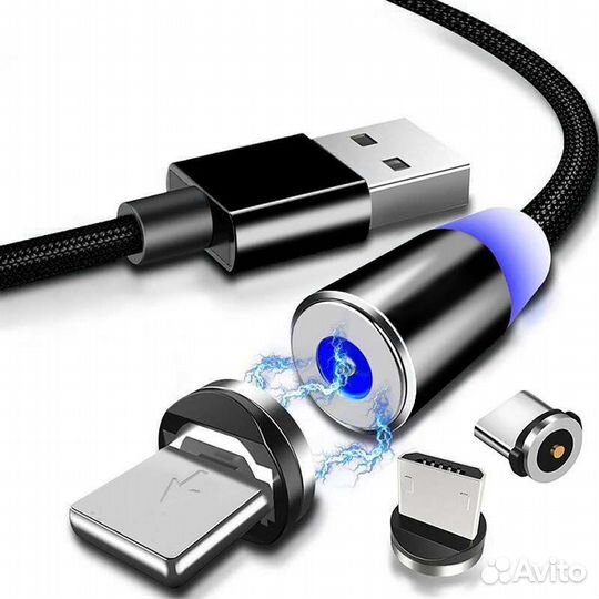 Магнитный кабель для зарядки Micro USB