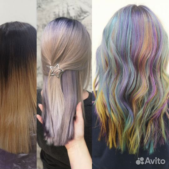 Модель на сложное окрашивание бесплатно