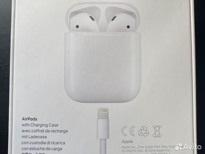 Наушники apple Airpods 2