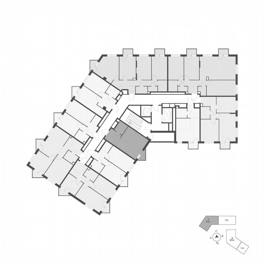 2-к. квартира, 52,8 м², 3/24 эт.