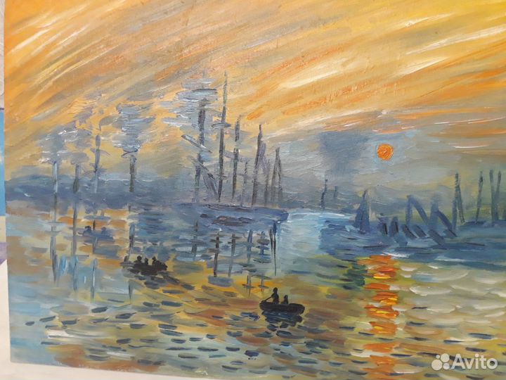 Катины по мотивам Клода Моне,30х40