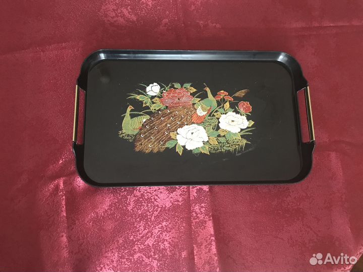 Набор декоративных подносов, металл с покрытием