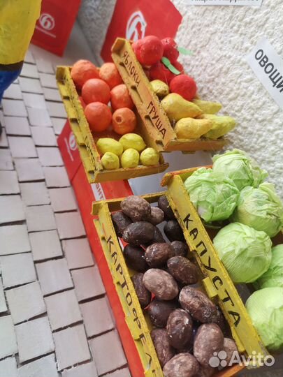 Макет супермаркета в школу, садик