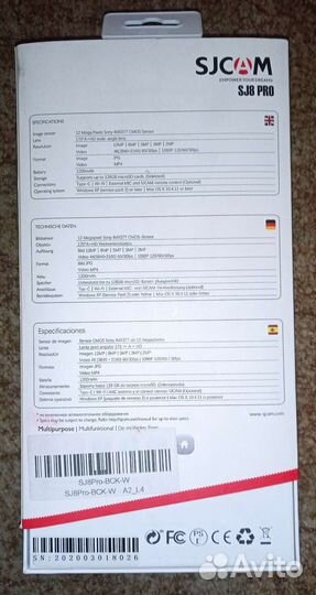 Экшен камера sjcom SJ8 PRO