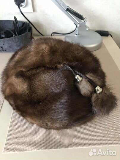 Шапка,берет норковый