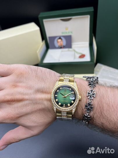 Часы rolex day date 36mm с камнями