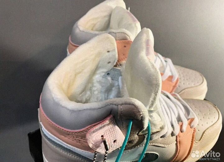 Кроссовки Nike Air Jordan тёплые (Арт.28791)