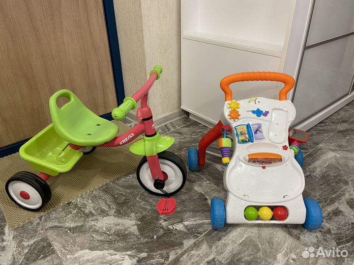 Велосипед и каталка