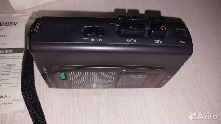 Диктофон плеер кассетный sony TCM 85V