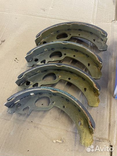 Новые задние колодки ABS Калина Приора