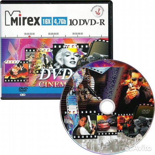 Диски DVD-R Mirex aRt box 10