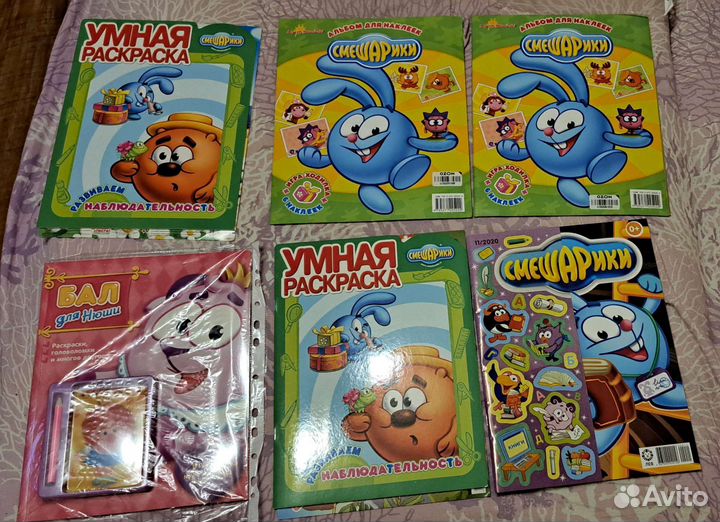 Смешарики Утиные истории Looney tunes книги