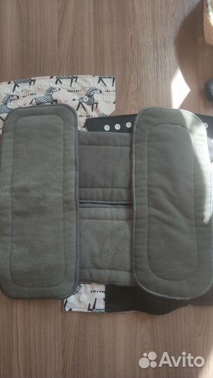 Многоразовые подгузники новые 2 шт