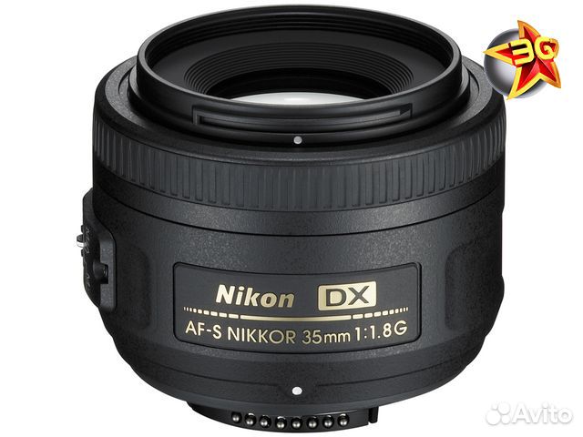 Объектив Nikon 35mm f/1.8G AF-S DX Nikkor