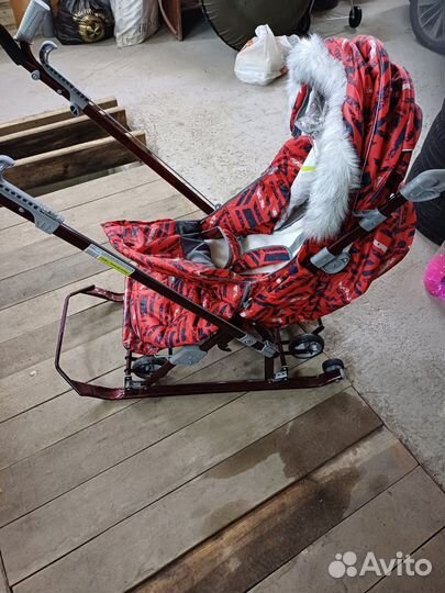 Санки коляска Ника 7-8 SK