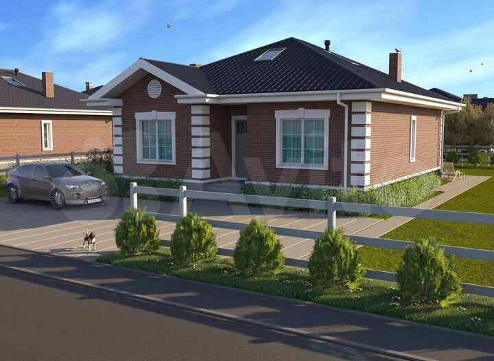 Коттедж 140 м² на участке 9 сот.