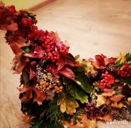 Осенняя поделка из природных материалов