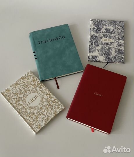 Блокноты ежедневники Dior Tiffany