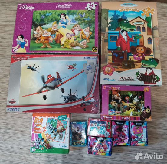 Пазлы новые и бу очень большой выбор