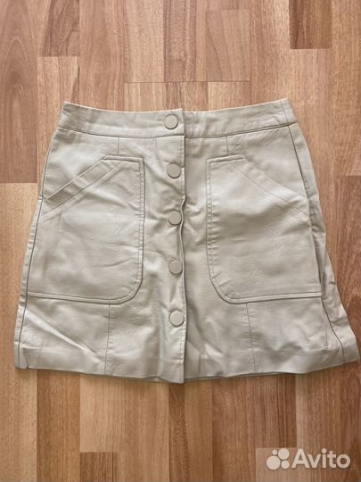 Кожаная юбка