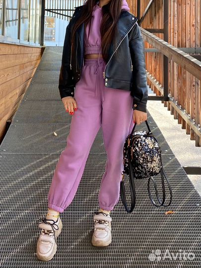 Спортивный костюм женский сиреневый