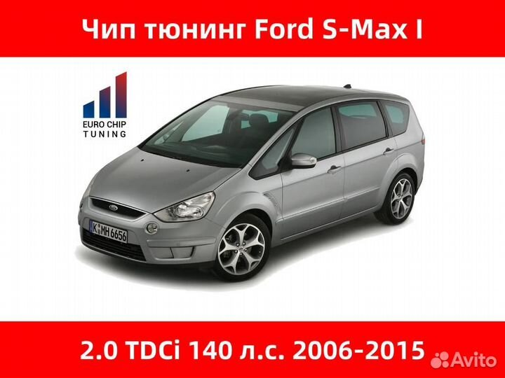 Чип тюнинг Ford S-Max 2.0 TDCi I 140 лс