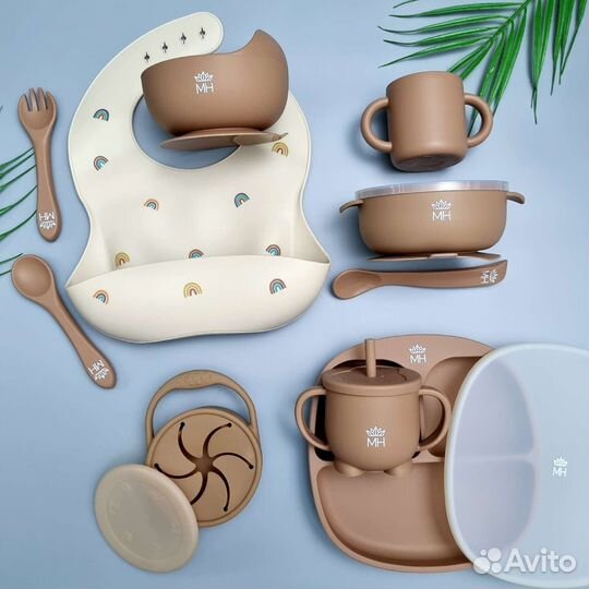 Детская силиконовая посуда Маленькие Наследники