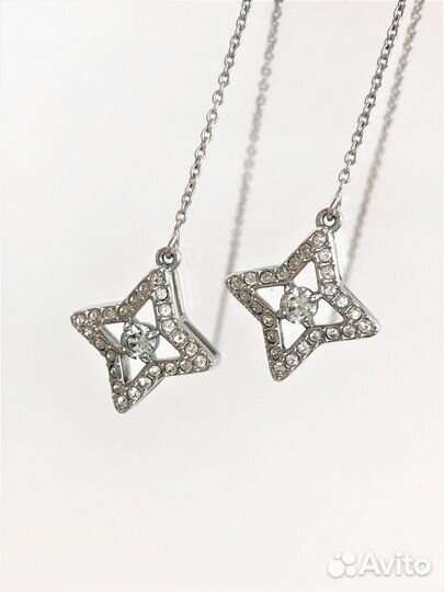 Серьги Swarovski Оригинал Подвеска Звезда