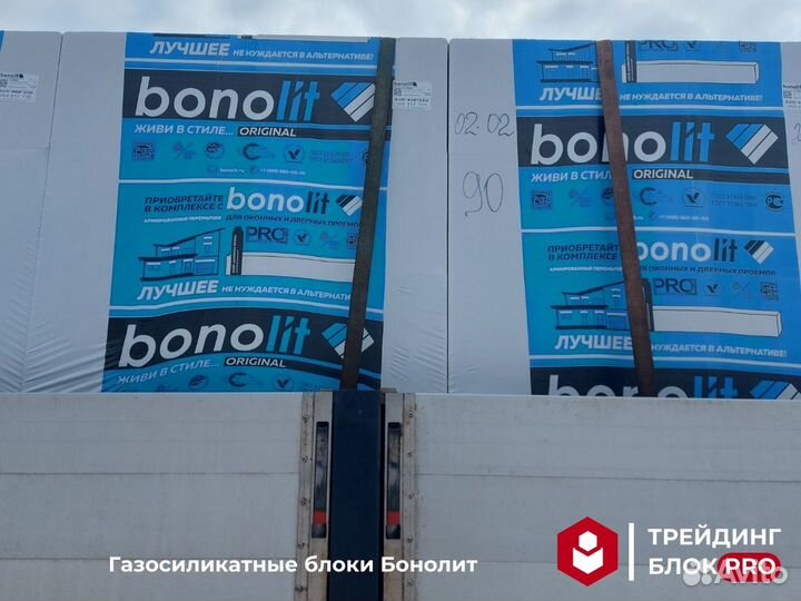 Газосиликатные блоки Бонолит