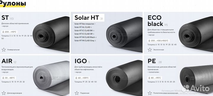 Высокотемпературная техническая теплоизоляция Sola