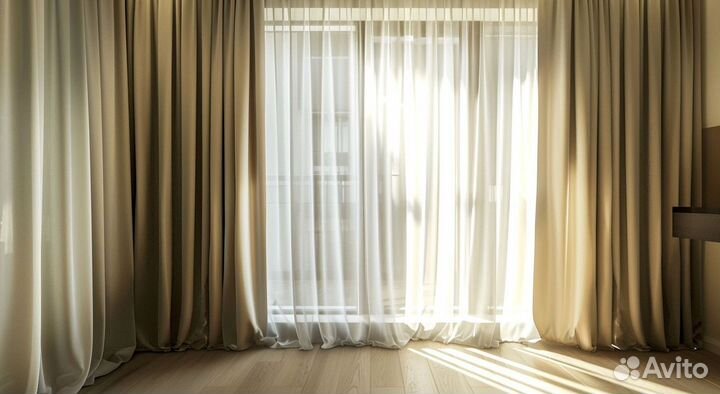 Римская штора для офиса