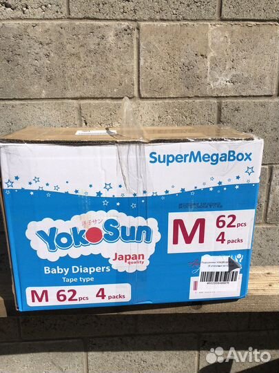 Подгузники Yokosun m