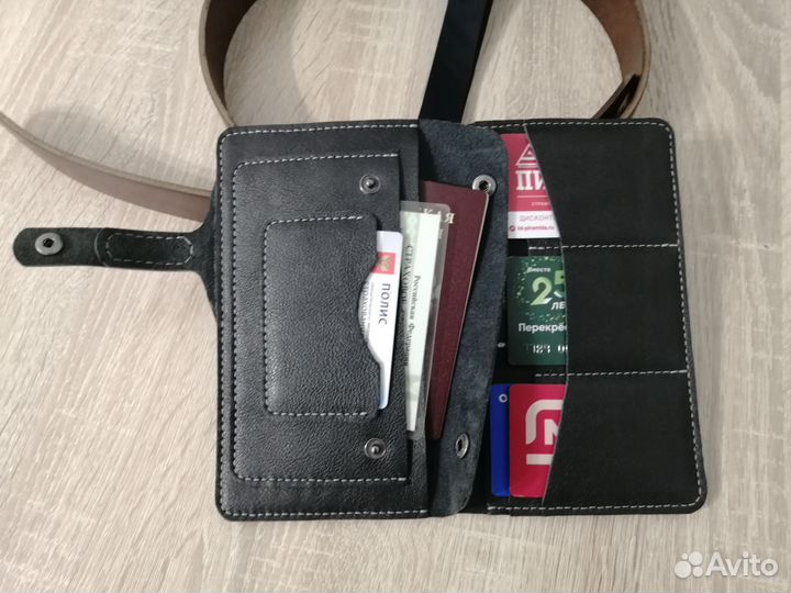 Мужской клатч, лонгер, мини-барсетка