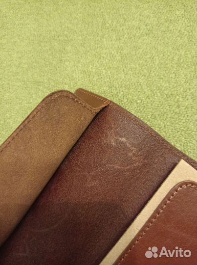 Обложка на паспорт, на документы натуральная кожа