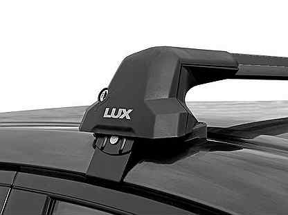 Багажник LUX city для Audi A4 седан 2015- черный