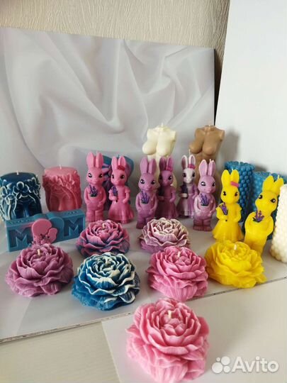 Свечи зайчики