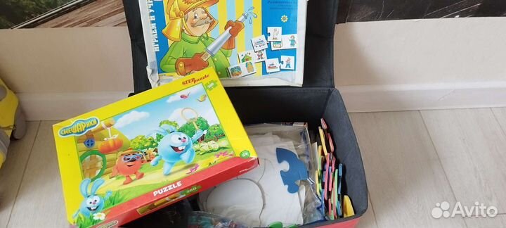 Пазлы и детские настольные игры