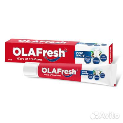 Зубная паста olafresh pure white 100гр/ Индия