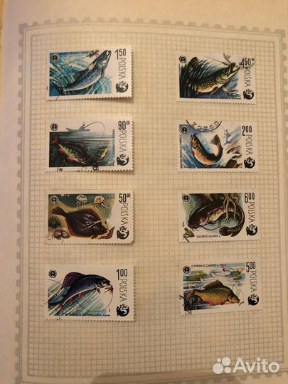 Почтовые марки СССР Фауна 1