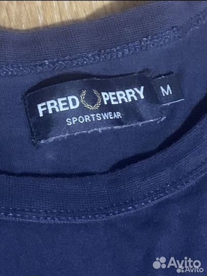 Лонгслив fred perry на лампасах