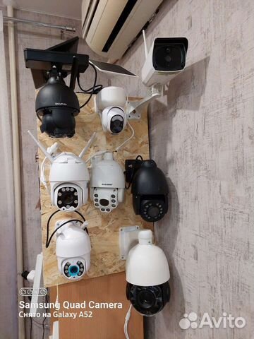 Уличная видеокамера поворотная 4G с сим картой