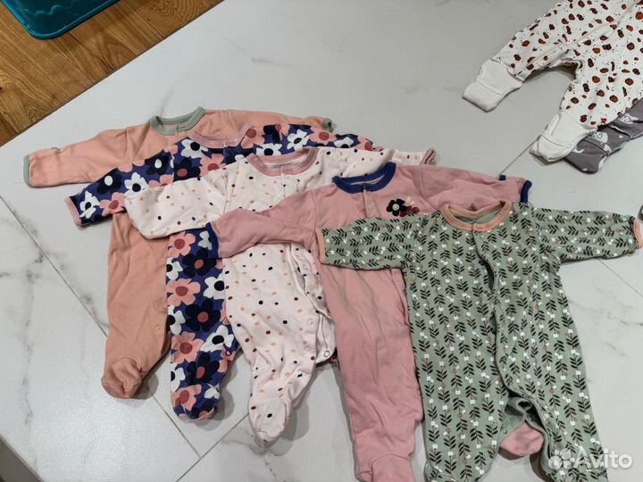 Слипы mamas papas 0-3 мес на девочку